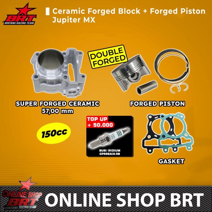 Blok Set Piston Cerac 57 62 Brt Jupiter Mx Mx King Vixion Old Nvl Nva R15 V1 V2 Xabre