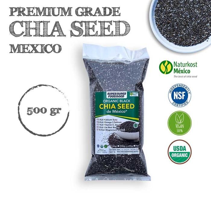 

Chia Seed Meksiko Organik 500 Gram Original