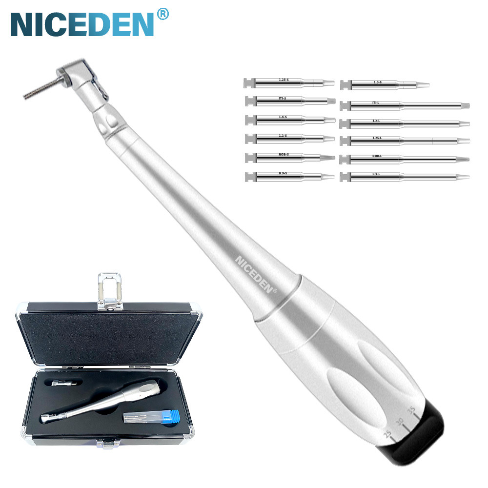 Dental Implant Torque Wrench Handpiece Universal Latch Head