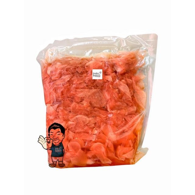 

Sushi Gary Pink- Ginger Pink- Acar Jahe Muda Halal 1Kg