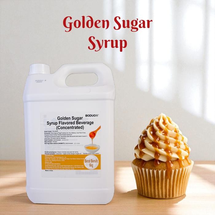 

Boduo Golden Sugar Syrup Flavored Beverage Concentrated - Sirup Gula Emas 6 kg