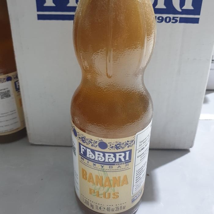 

Fabbri Banana Syrup 1300gr