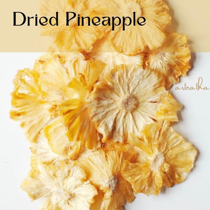 

DISKON Premium Local dried pineapple/nanas kering iris/Dried slice pineapple/ READY STOCK