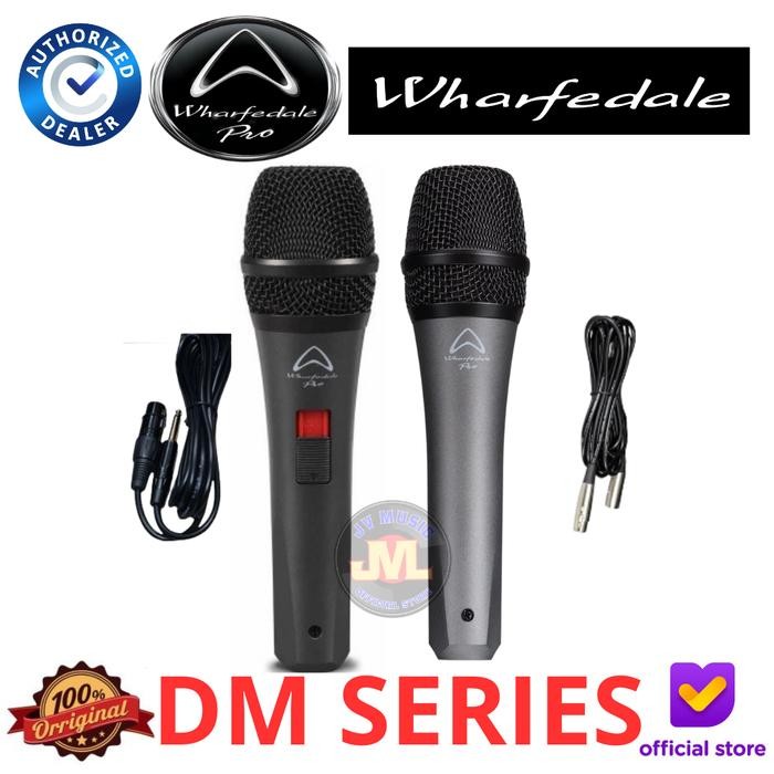 TERMURAH Wharfedale DM5.0PRO DM5.0SJ DM Series Dynamic Microphone Kabel Wharfedale DM-5.0 Pro
