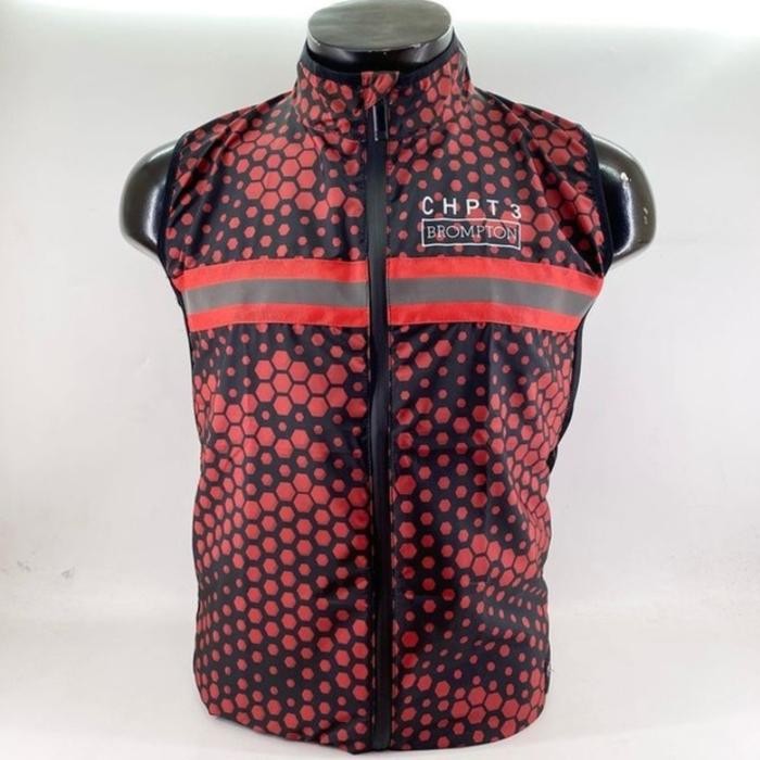 Rompi Sepeda Brompton Chpt3 Vest Sepeda Gowes Windbreaker - V012