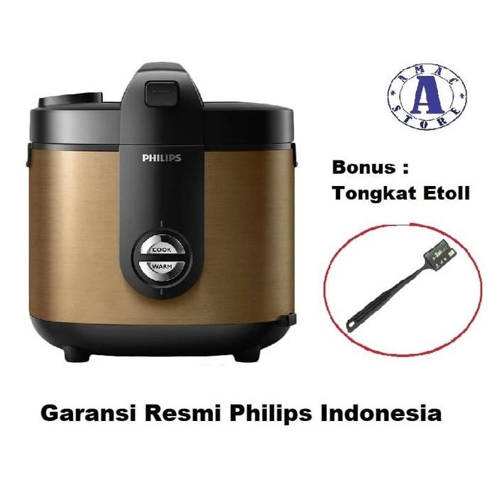 NEW Philips HD3128 Rice Cooker Jar Pro Ceramic 2 Liter - Magic Com GOLD