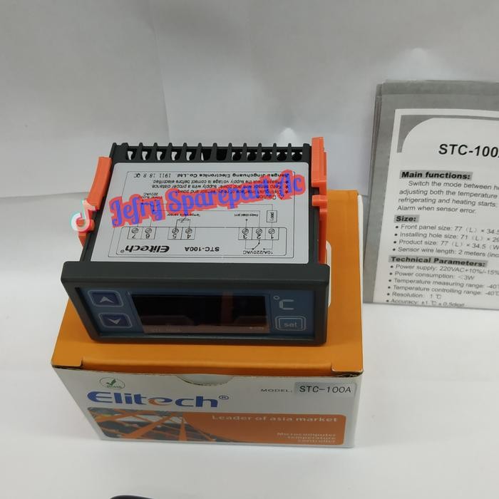 THERMOSTAT STC100 CONTROLLER SUHU ELITECH