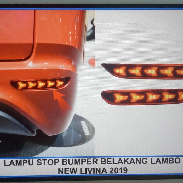 Grand all new livina 2019 lampu LED reflektor belakang mata kucing