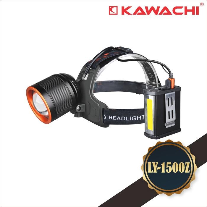 Kawachi senter kepala zoom LY-1500Z 150watt (FREE LENSA KUNING) IP46 - 100
