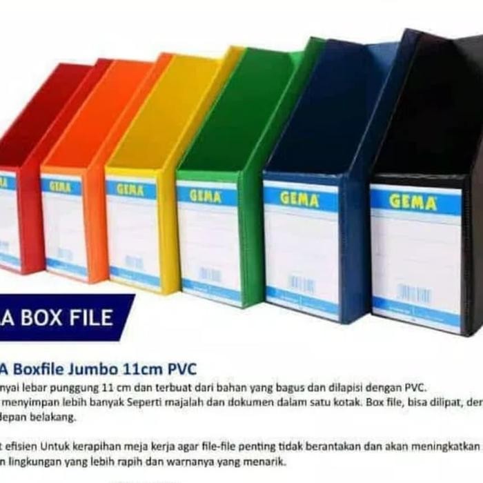 

Box File Gema Pvc Biru Jumbo 11
