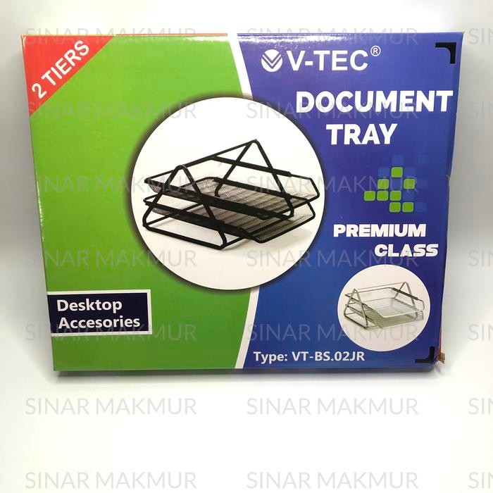 

Bisa Spk! Bak Surat /Kertas Jaring / Document Tray Susun 2 V-Tec (Pcs)