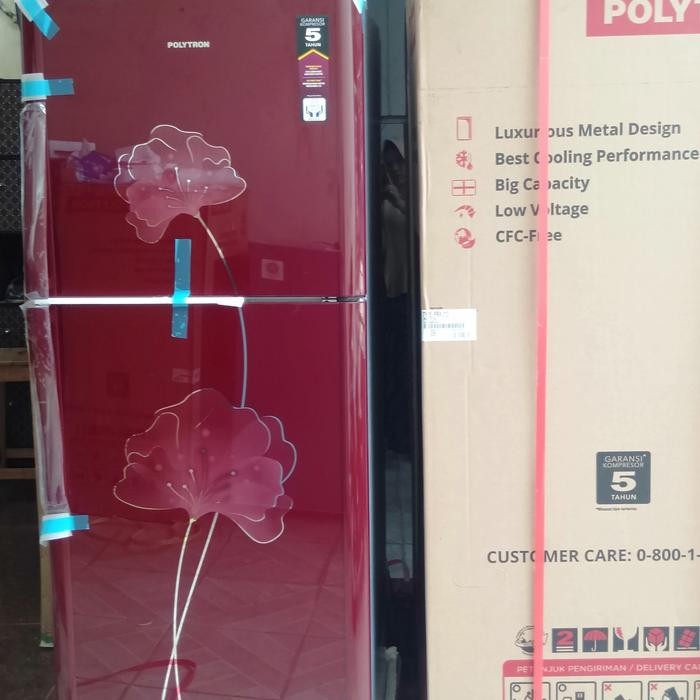 Kulkas 2 Pintu Polytron Belleza Prm-21Bnr