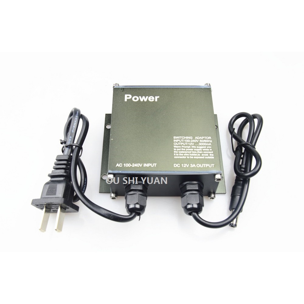 High Quality CCTV Power Supply Waterproof Outdoor IP66 AC110V-220V
