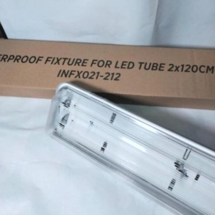 In-lite Kap Wateroof TL Led 2x120 Cm Inlite INFX-212 hanya Kap