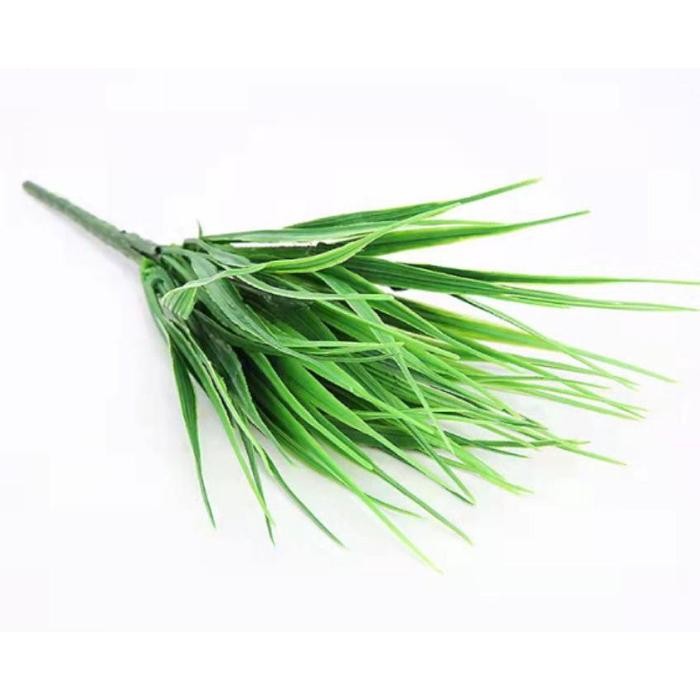 Bunga Rumput Hias Plastik Ilalang Daun Padi Artificial *