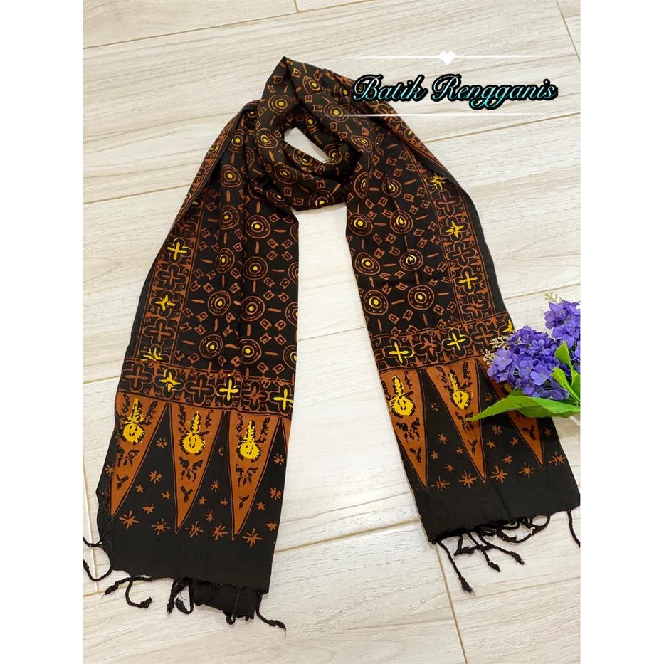 Syal Batik Sogan Jogja 1756 *