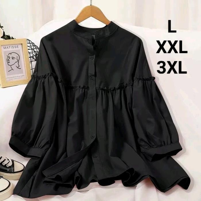 Blouse Jumbo LD 130 DALOVA Atasan Wanita - 7 Pilihan Warna Crinkle *