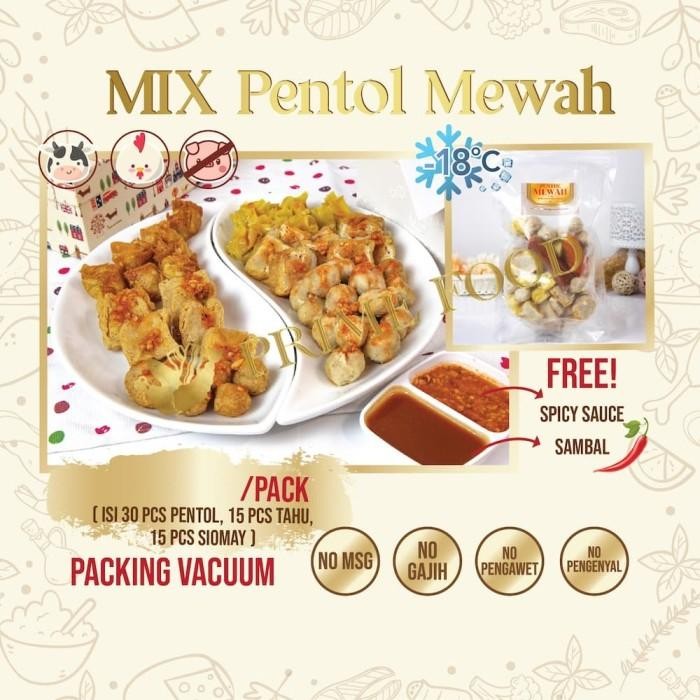 

(Allthebest) Pentol Mix isi 55bj No MSG, Pengawet, Pengenyal, Gajih MM0055