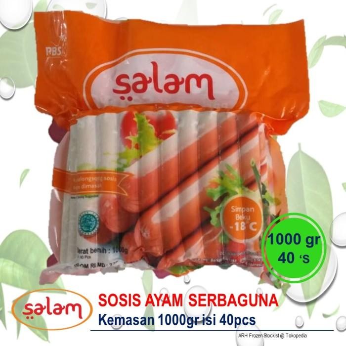

(Allthebest) SALAM Sosis Ayam Coklat isi 40 pc 1kg 1000