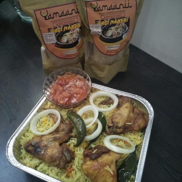 

(Allthebest) Paket Beras Nasi Basmati YAMANI Mix Bumbu Kebuli Kabsah Mandhi Briani