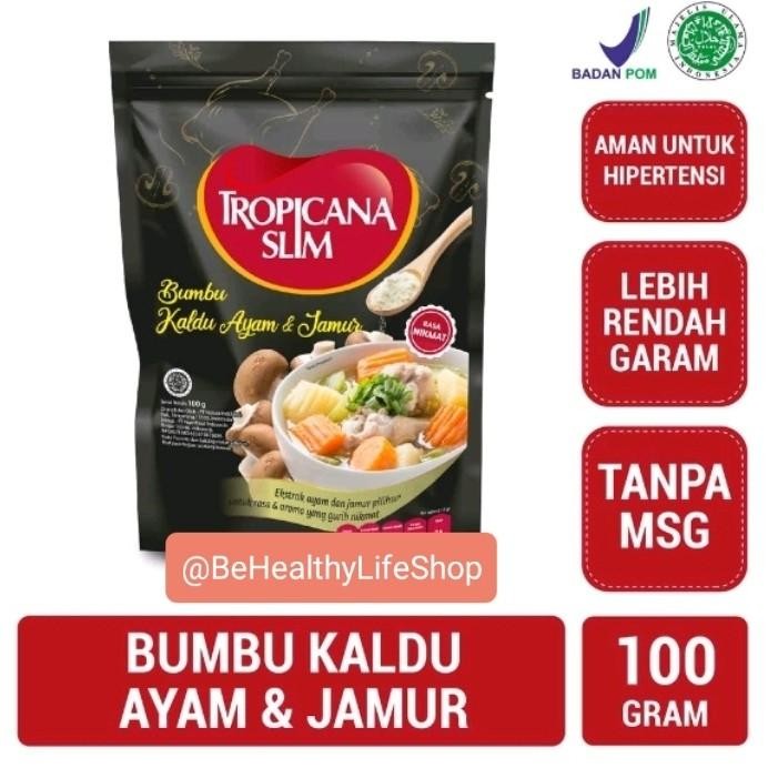 

(Allthebest) Tropicana Slim Bumbu Kaldu Ayam dan Jamur 100 gr