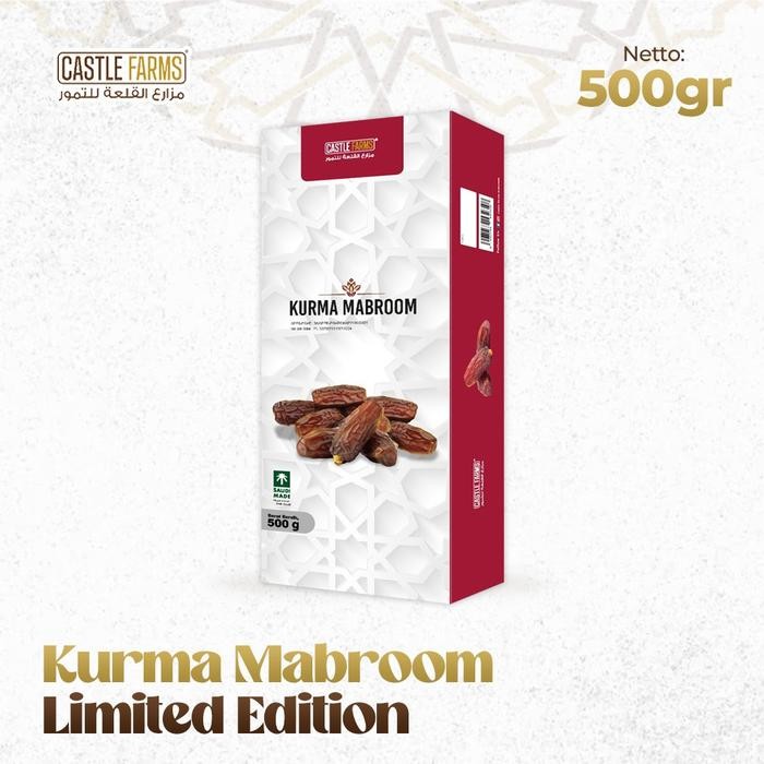 

TERMURAH Kurma Mabroom 500gr - Castle Farms Kurma Asli Madinah READY STOCK