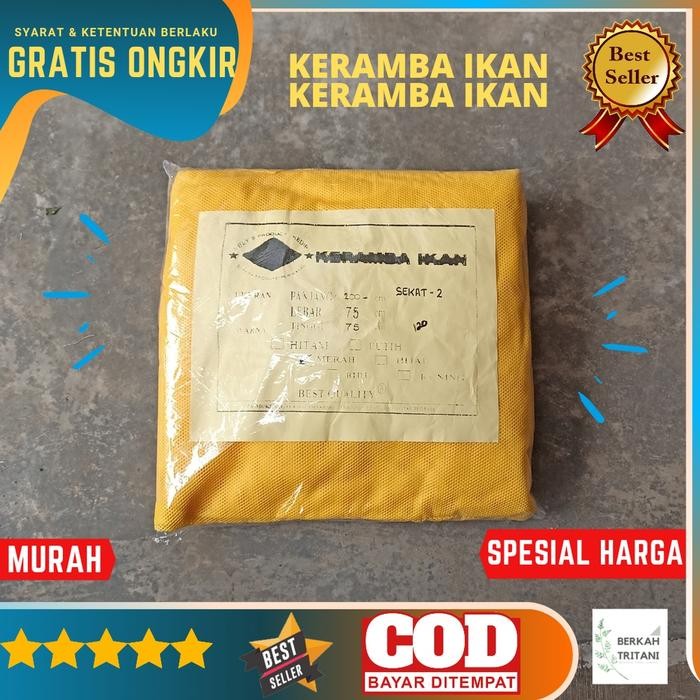 Keramba Ikan Hapa Ikan Sekat 2 Kain Strimin Halus