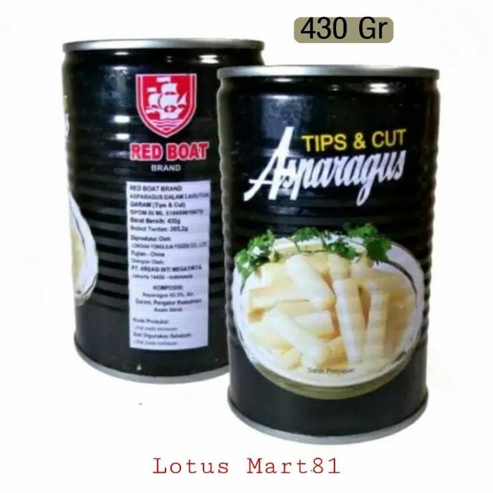 

(Allthebest) ASPARAGUS KALENG TIPS & CUT - RED BOAT 430 GR