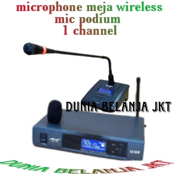 MIC WIRELESS MEJA/PODIUM 1 CHANNEL