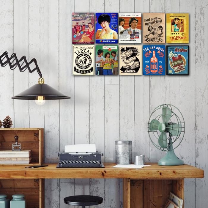(Allthebest) poster aesthetic / wall art poster - iklan jadul