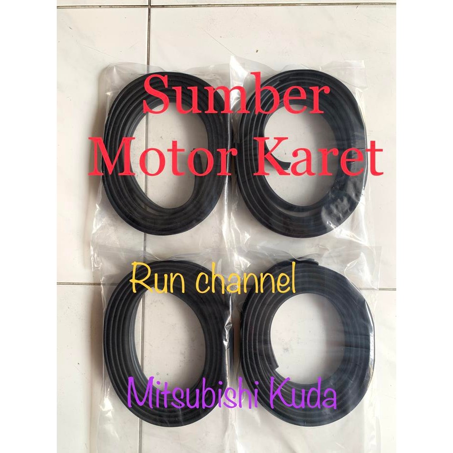 

Karet Run Channel Mitsubishi Kuda (Set 4 Pintu )