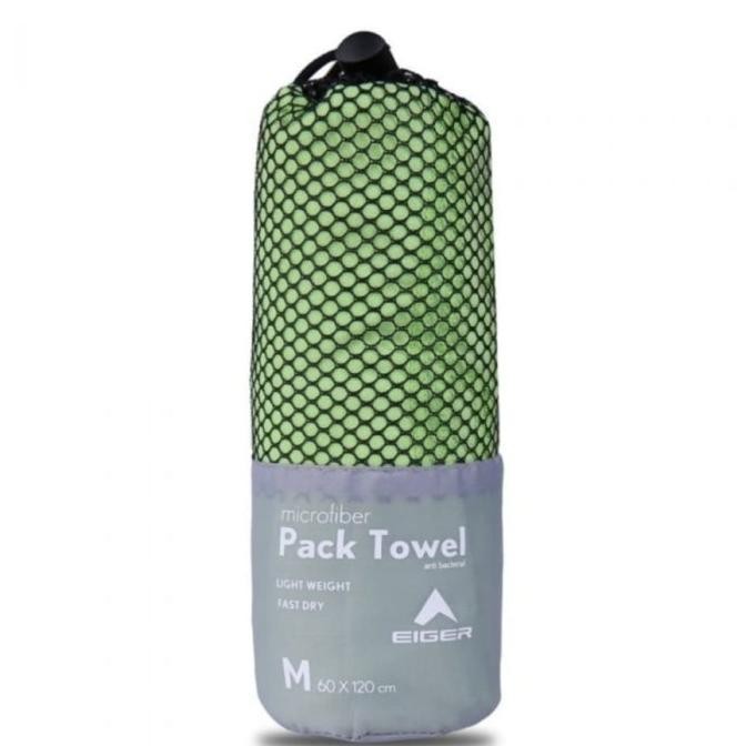 Handuk Eiger 910003491 Pack Towel A Microfiber Original - Green
