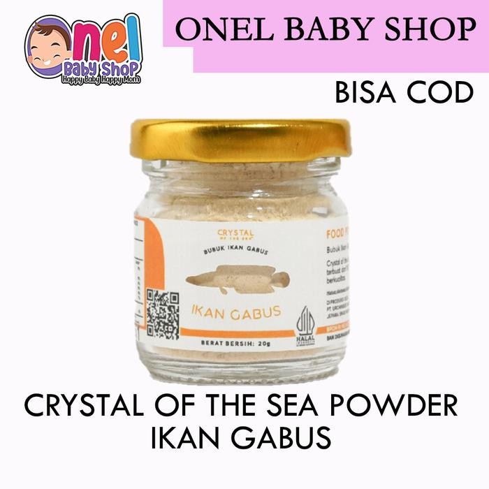 

Gabus Food Powder 20g/Bubuk Ikan Gabus Crystal of The Sea / Kaldu MPASI / Tinggi Albumin