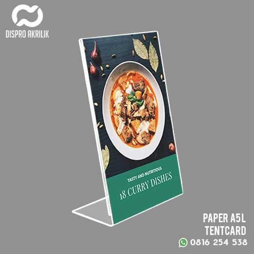 AKRILIK STANDING L A4 KODE 1189