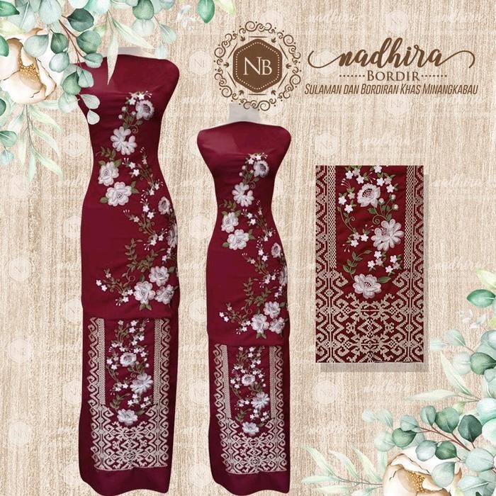 

BAHAN BAJU BORDIR BUKITTINGGI , BAHAN KATUN , BORDIR BENANG BISA DICUCI KODE 122