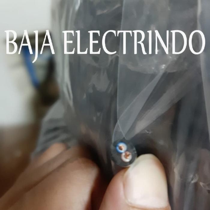 Kabel Listrik Nyyhy 2X0,75Mm Jembo @ 100M Nyyhy 2X0,75 2X0.75Mm 2X0.75 Mm Hitam Serabut