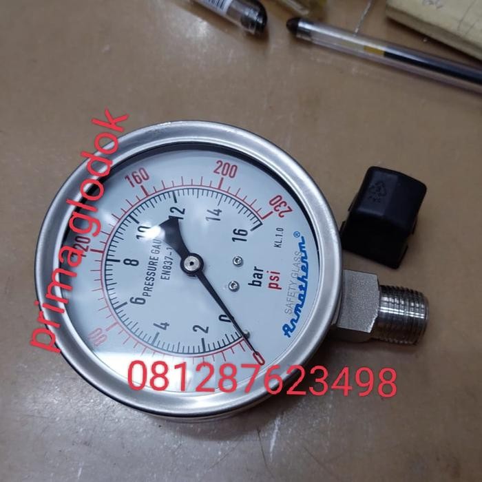 Pressure Gauge 10Bar/Pressure Gauge Armatherm 10Bar/Pressure Gauge 4"