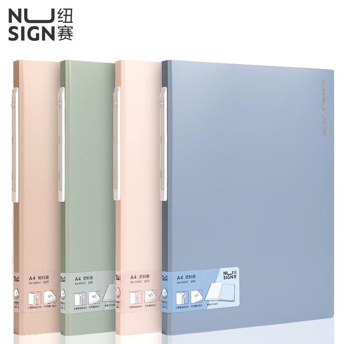 

ASLI Nusign Display Book / File Map Clear er / Document Keeper A4 30 40 60 Slot NS16X Plastik