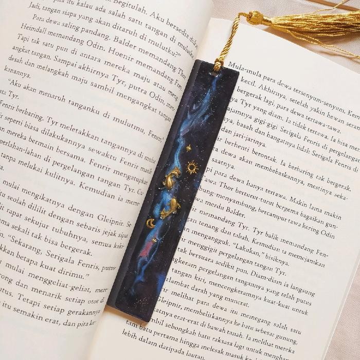 

DISKON Nebula Resin Bookmark Pems READY STOCK