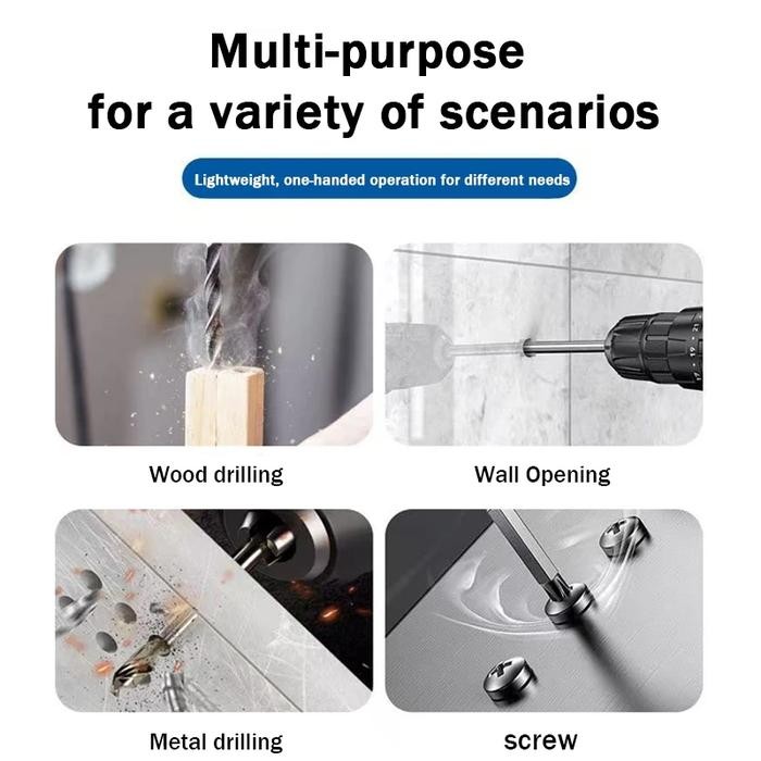 Boosch Ryu - Mesin Bor Impact Drill 299V Baterai Tangan Cordless Drill Battery Impact Drill Cordless