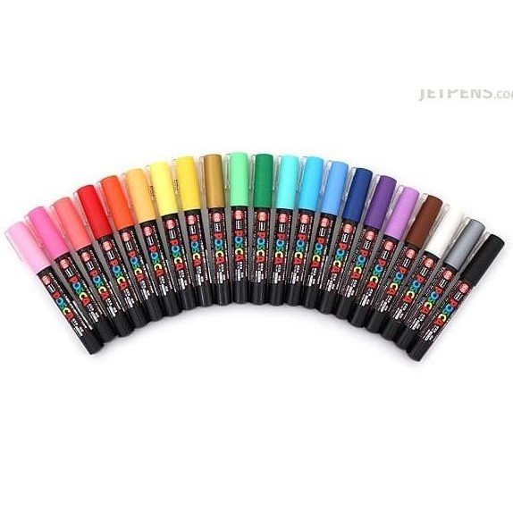 

Uni Posca Poster Paint Marker Pens PC 5M Medium