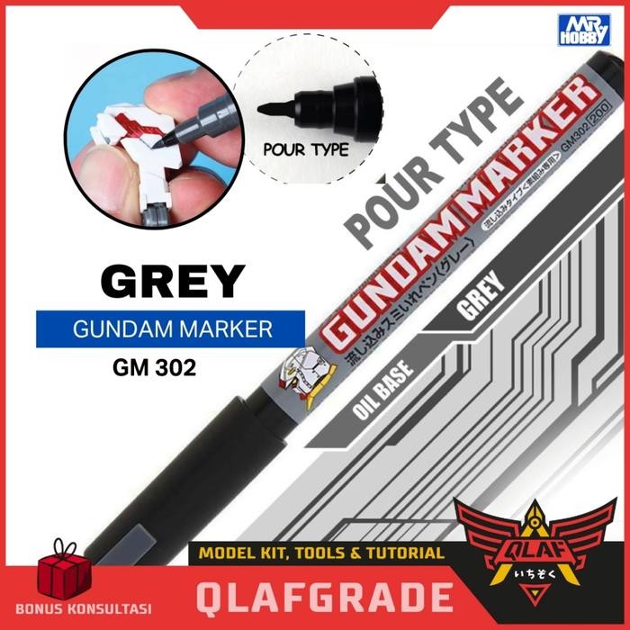 

GUNDAM MARKER POUR TYPE GM302 GRAY MR HOBBY SUMI IRE