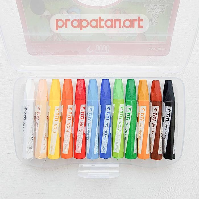 

Titi Oil Pastel 12-55C TI-P Crayon Minyak