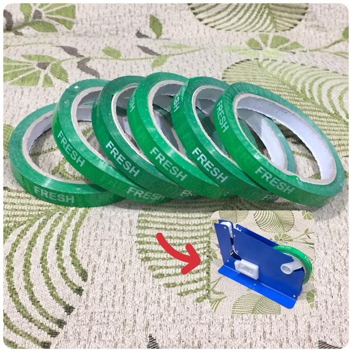 

Selotip Lakban Isolasi Tape FRESH utk Bag Neck Sealer Buah dan Sayur