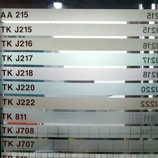 Sticker sandblast Taki Kossai (Seri J215-120CM)