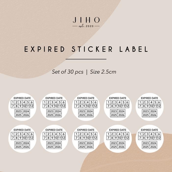 

Expired Date Sticker Label Set Kitchen Home Organizer