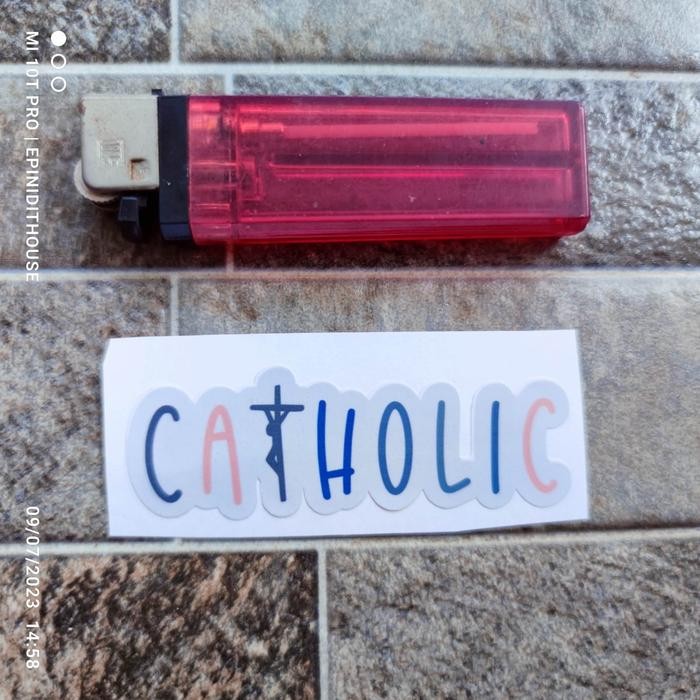 

Stiker Kristen Katolik Salib Doa Ayat Suci Motivasi Hidup Vinyl Print