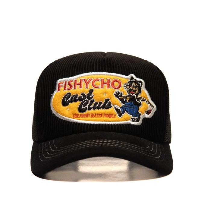 Fishycho Larry Throw Trucker Hat Black Edition