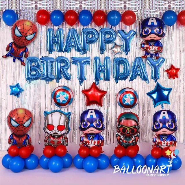 

Terlaris AVENGERS PREMIUM DEKORASI SET/BALON FOIL/BALON KARAKTER SALE