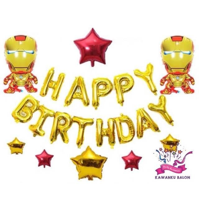 

Terlaris IRONMAN SET DEKORASI/BALON FOIL IRONMAN/DEKORASI IRONMAN SALE